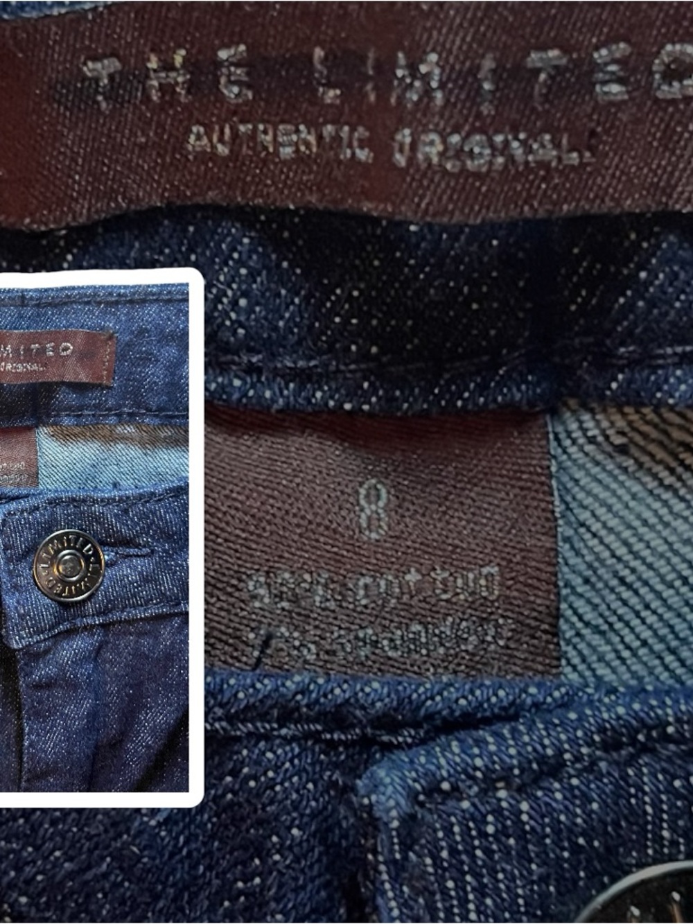 The Limited Women’s  Dark Blue Slim Straight Jeans